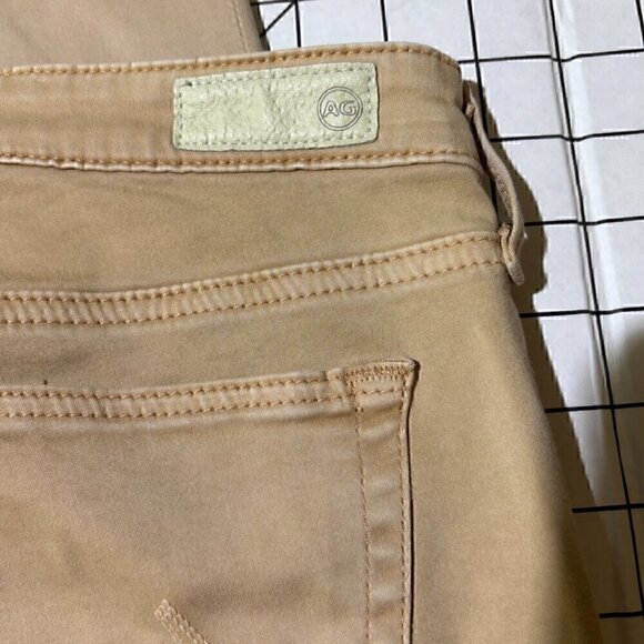 AG Adriano Goldschmied Legging Ankle Super Skinny Jeans Khaki - size 27R - Picture 12 of 13